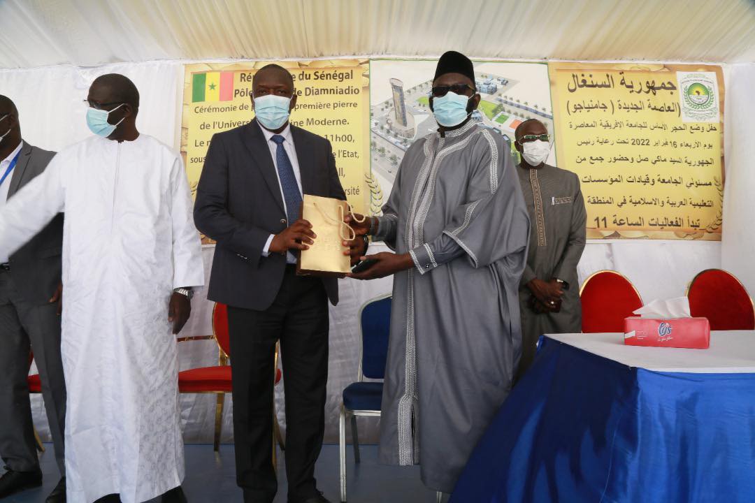 Pose première pierre de l'Université Africaine Moderne de Diamniadio